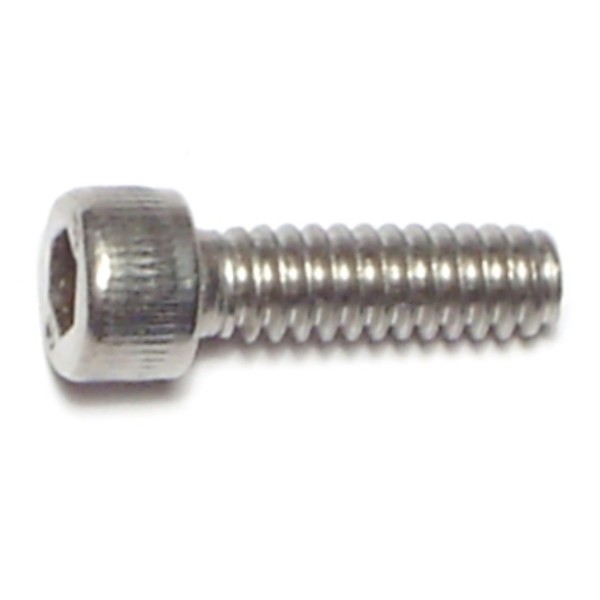 Midwest Fastener #10-24 Socket Head Cap Screw, 18-8 Stainless Steel, 5/8 in Length, 10 PK 67802